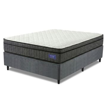 Cama Box Desmontável Colchão Queen Ortopédico D33 Euro Pillow Ultra 158x198x63cm Apolo