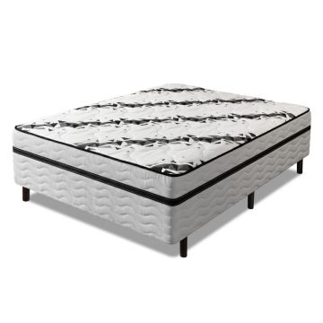 Cama Box Conjugada Casal Ortopédica Sleep Prime 138x188x49cm Probel