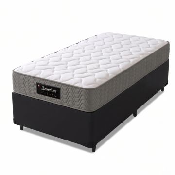 Cama Box Colchão Solteiro Molas Ensacadas Splendido 88x188x62cm Munhoz