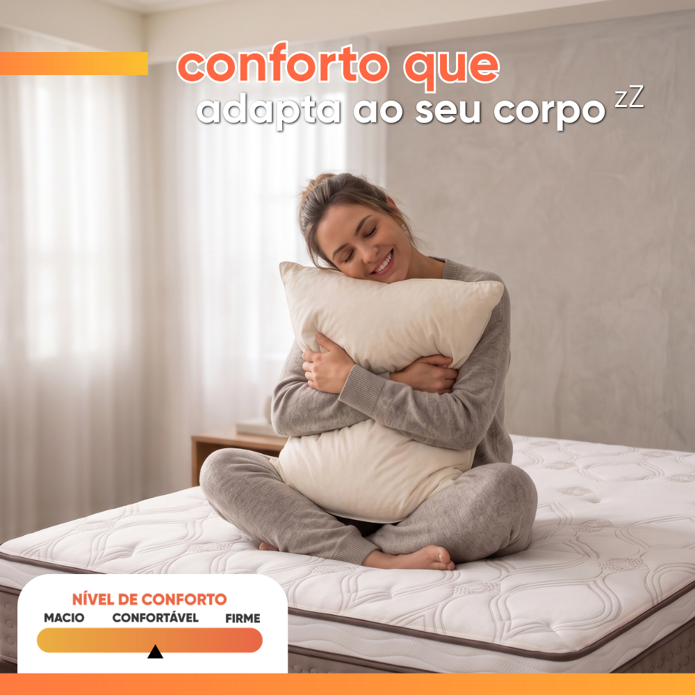 Cama Box Baú Colchão Casal Molas Ensacadas Alameda 138x188x71cm Probel